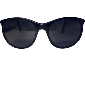 Vintage Burberry Black Round Sunglasses Frames